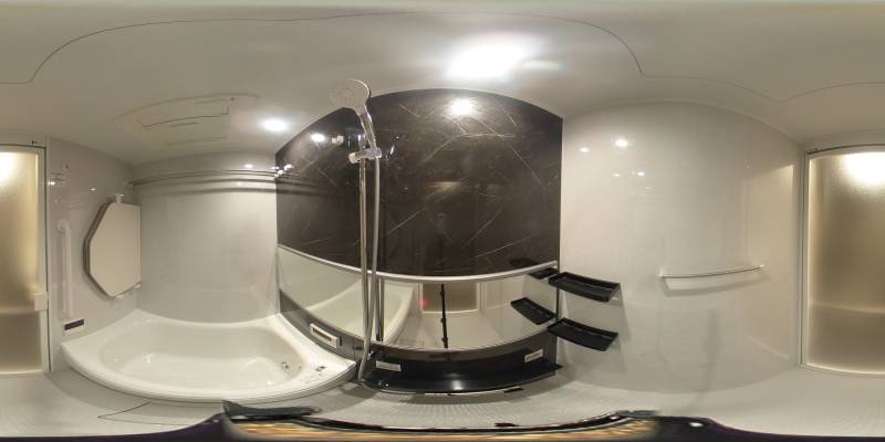 パノラマ画像バスルーム