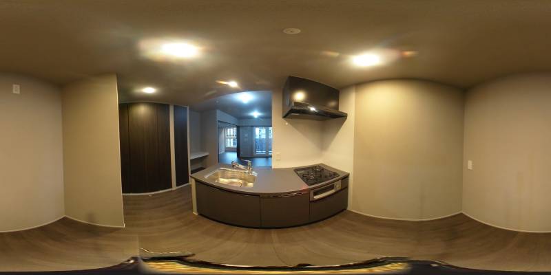 パノラマ画像キッチン