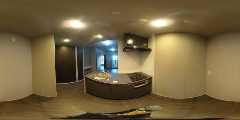 パノラマ画像キッチン