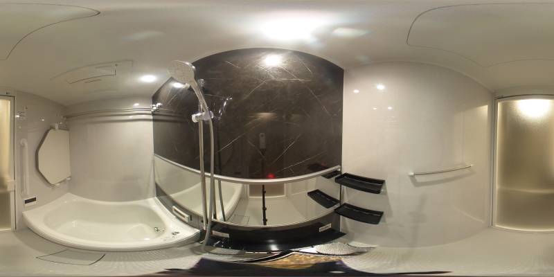 パノラマ画像バスルーム