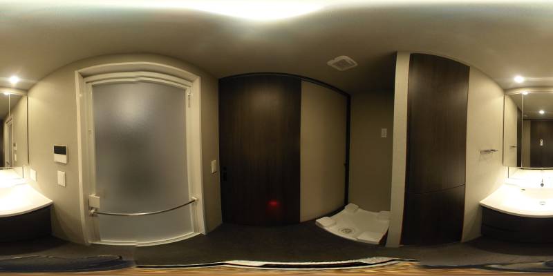 パノラマ画像洗面所