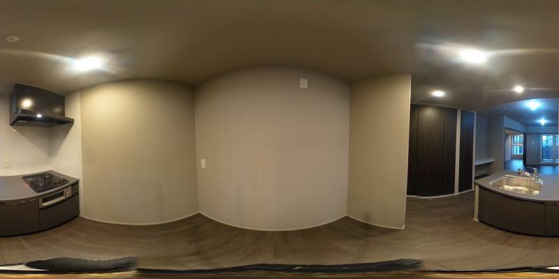 パノラマ画像キッチン