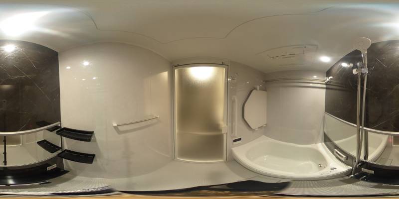 パノラマ画像バスルーム