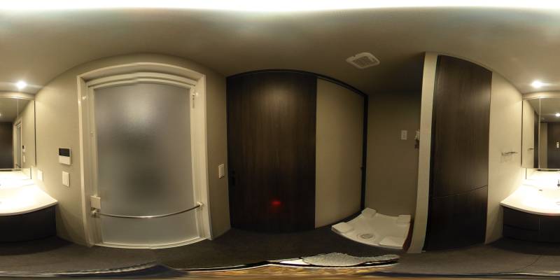 パノラマ画像洗面所