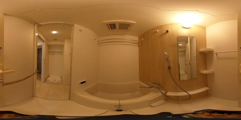パノラマ画像バスルーム