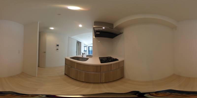 パノラマ画像キッチン