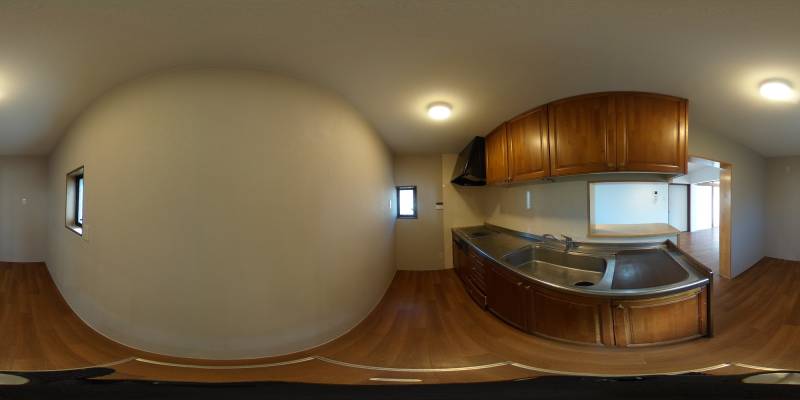 パノラマ画像キッチン