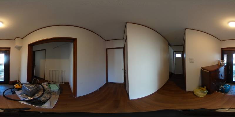 パノラマ画像玄関