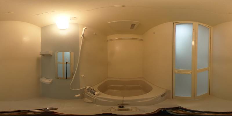 パノラマ画像バスルーム