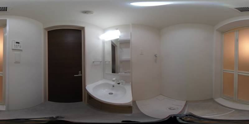 パノラマ画像洗面所