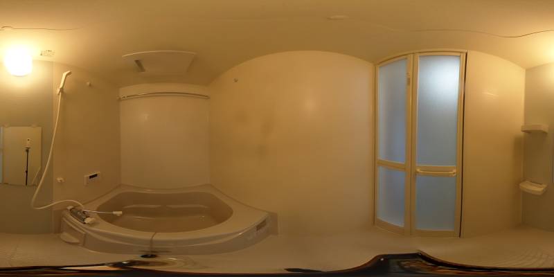 パノラマ画像バスルーム