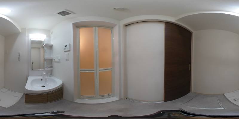 パノラマ画像洗面所