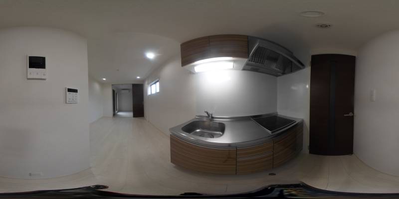 パノラマ画像キッチン