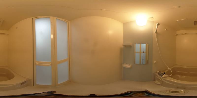 パノラマ画像バスルーム