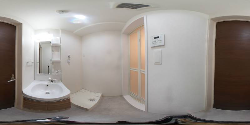 パノラマ画像洗面所