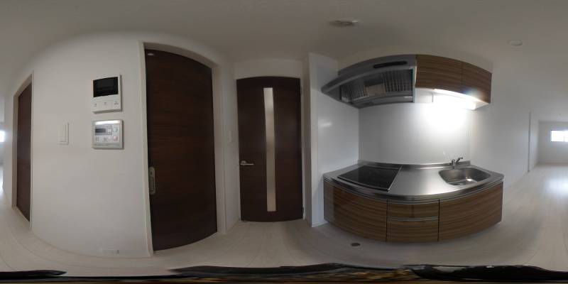 パノラマ画像キッチン