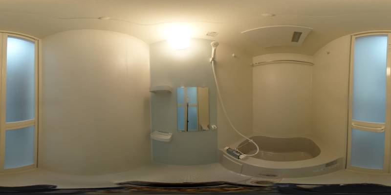 パノラマ画像バスルーム