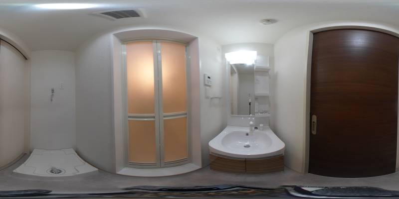 パノラマ画像洗面所