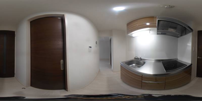 パノラマ画像キッチン