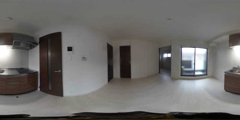 パノラマ画像キッチン