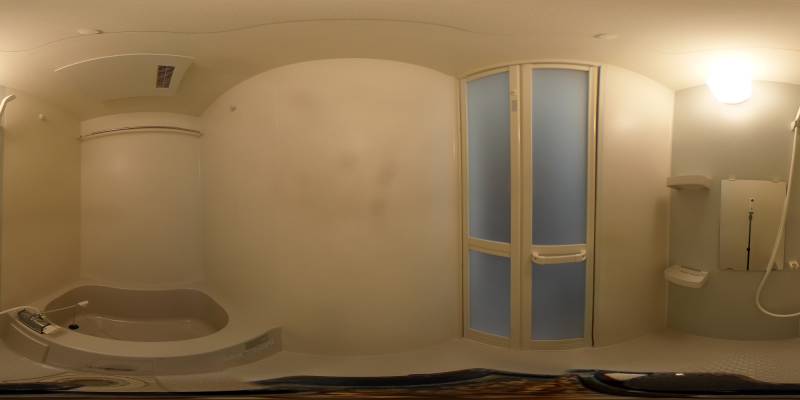 パノラマ画像バスルーム