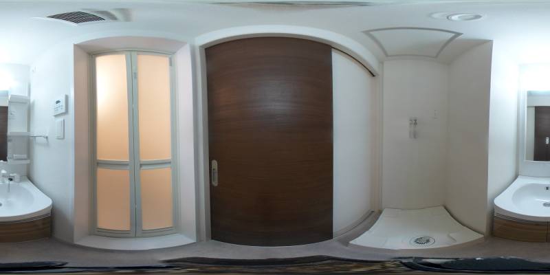 パノラマ画像洗面所