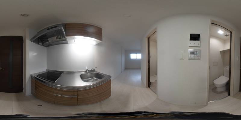 パノラマ画像キッチン