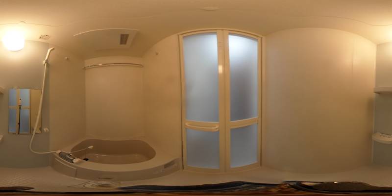 パノラマ画像バスルーム