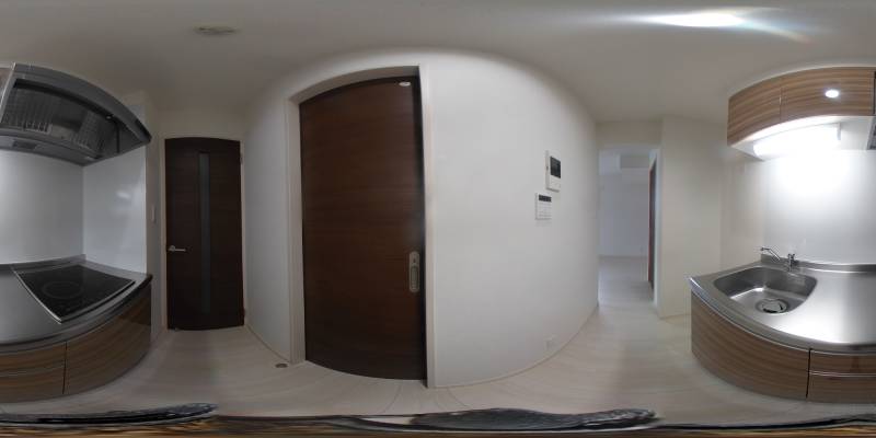 パノラマ画像キッチン