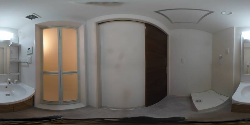 パノラマ画像洗面所