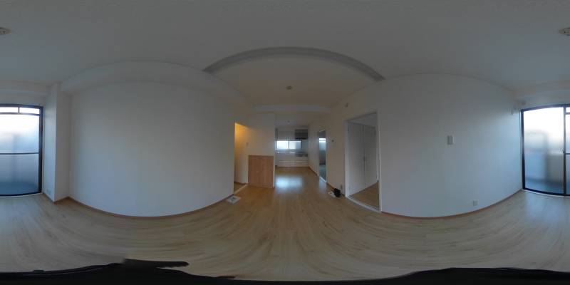 パノラマ画像リビング