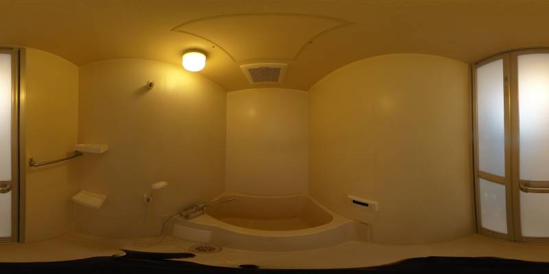 パノラマ画像バスルーム