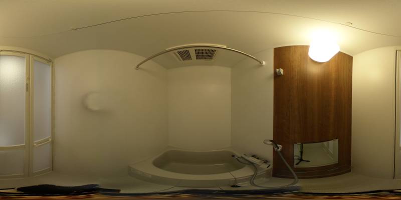 パノラマ画像バスルーム