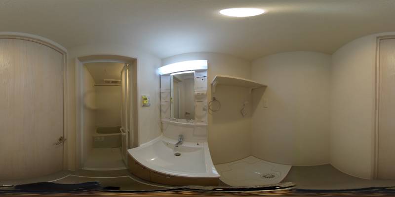 パノラマ画像洗面所