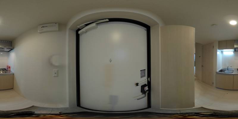 パノラマ画像玄関