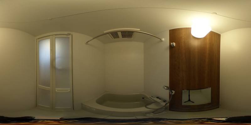 パノラマ画像バスルーム