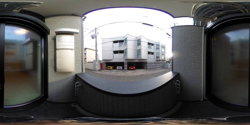 パノラマ画像バルコニー