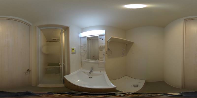 パノラマ画像洗面所