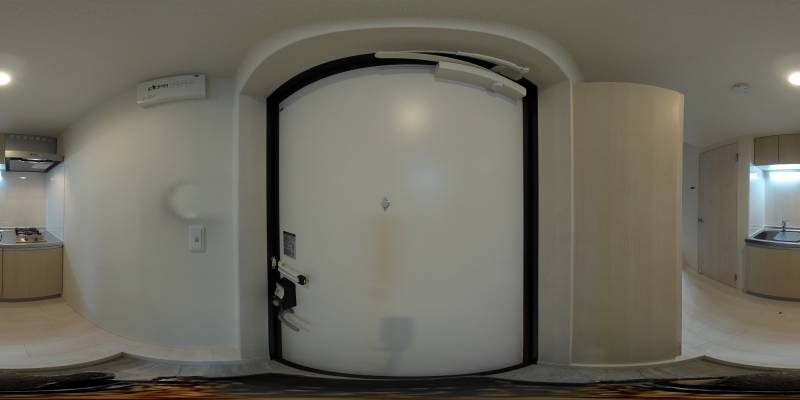 パノラマ画像玄関