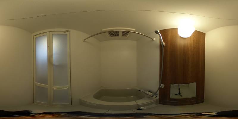 パノラマ画像バスルーム