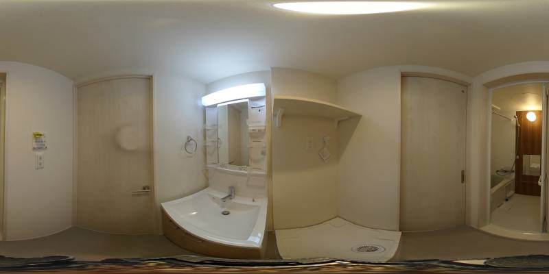 パノラマ画像洗面所