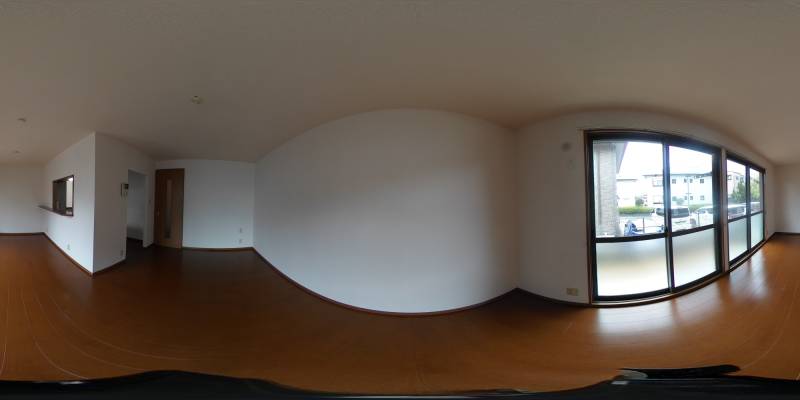 パノラマ画像リビング