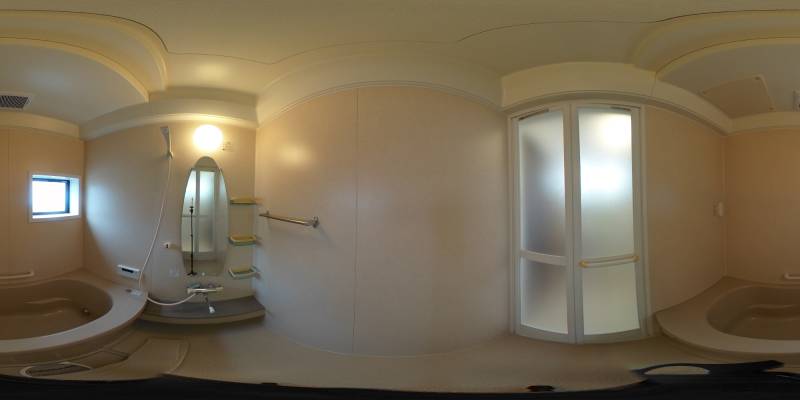 パノラマ画像バスルーム