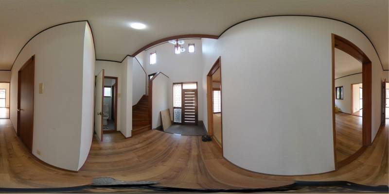 パノラマ画像玄関