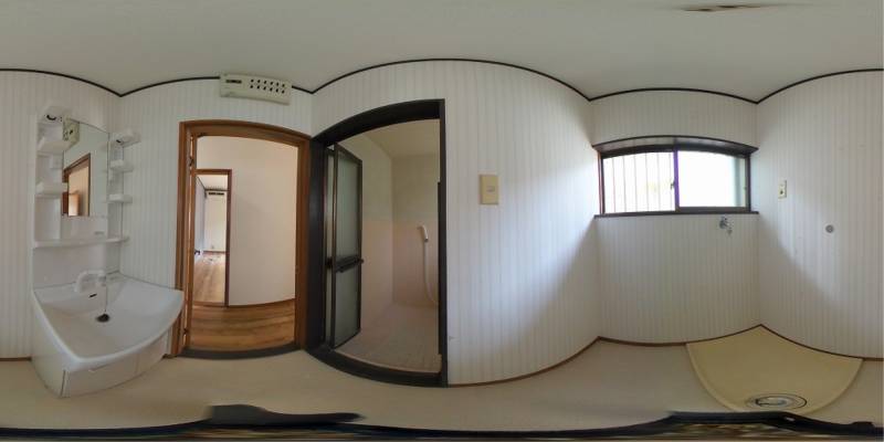 パノラマ画像洗面所