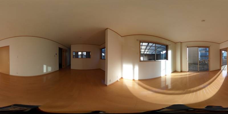 パノラマ画像リビング