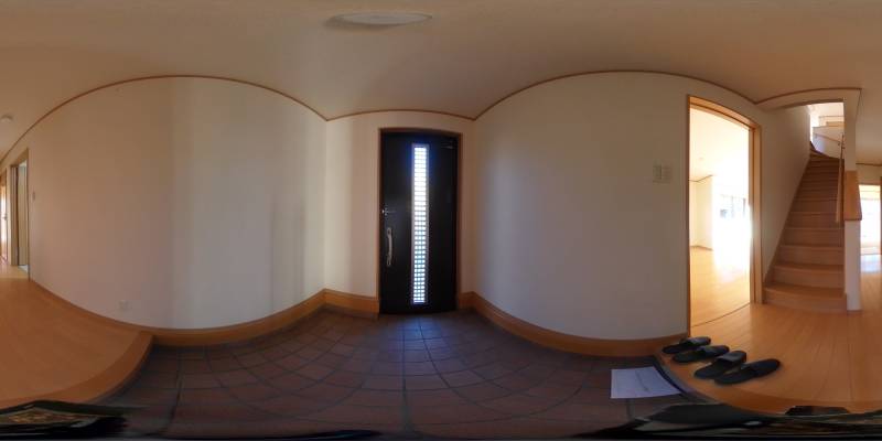 パノラマ画像玄関