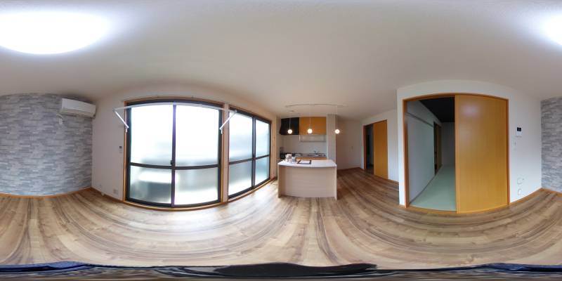 パノラマ画像リビング