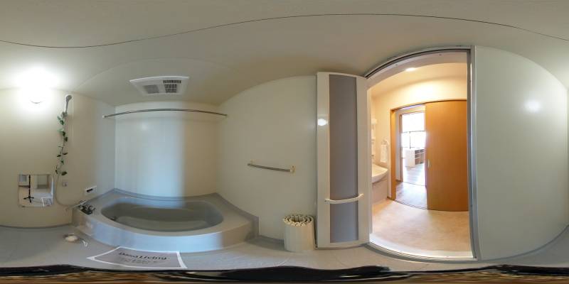 パノラマ画像バスルーム