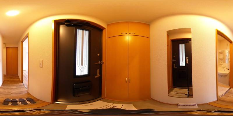 パノラマ画像玄関